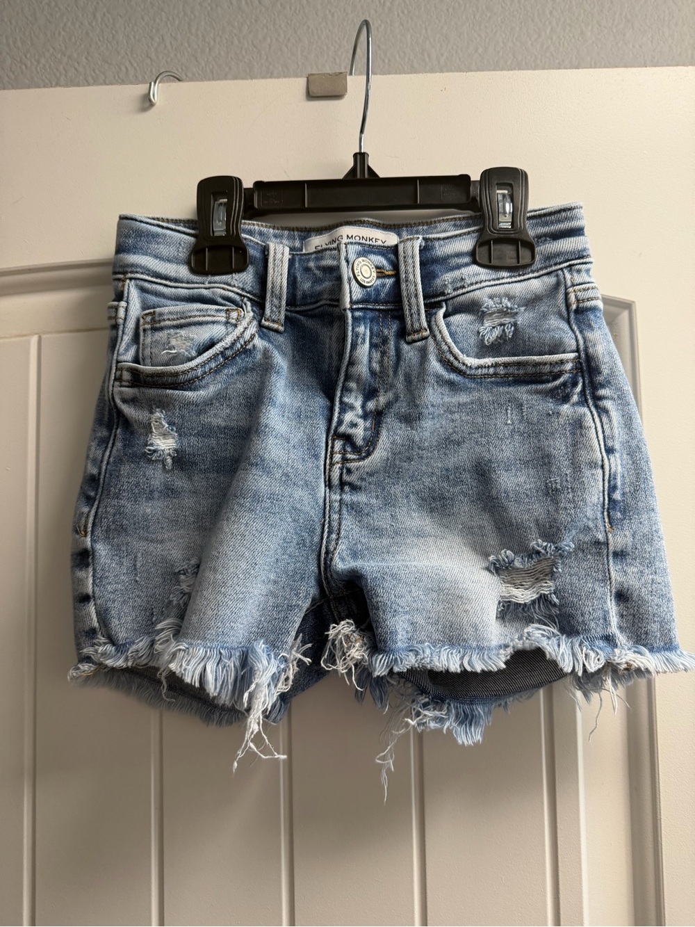 Flying Monkey Denim Shorts